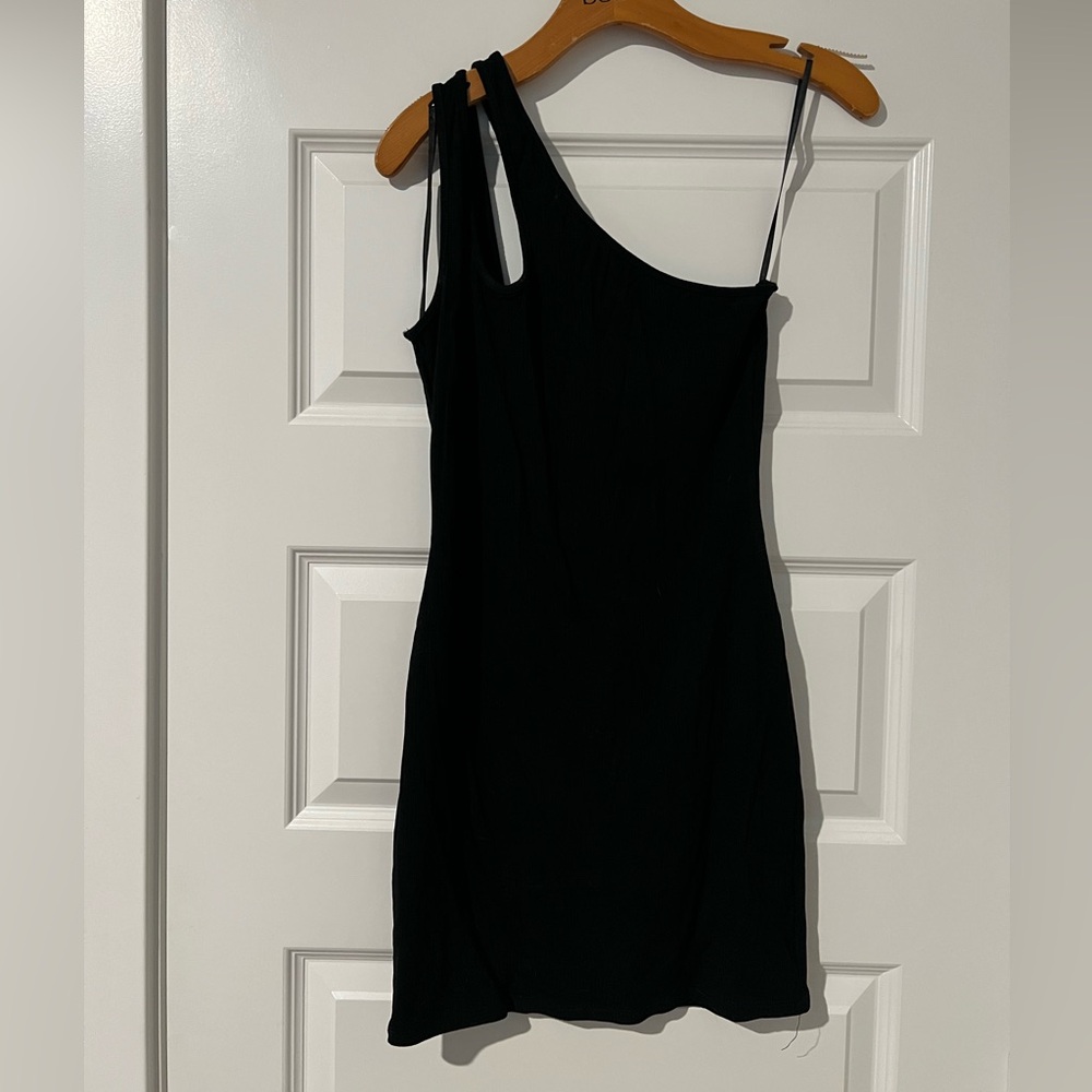 NWT Princess Polly Black Tiller Mini Dress Size 8